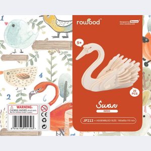 ROWOOD Ξύλινο 3D πάζλ κύκνος JP213, 26τμχ | eLabstore.gr ROWOOD Ξύλινο 3D πάζλ κύκνος JP213, 26τμχ | Παιχνίδια | elabstore.gr