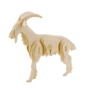 ROWOOD Ξύλινο 3D πάζλ κατσίκα JP214, 28τμχ | Παιχνίδια | elabstore.gr