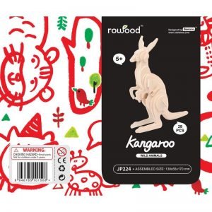ROWOOD Ξύλινο 3D πάζλ καγκουρό JP224, 28τμχ | eLabstore.gr ROWOOD Ξύλινο 3D πάζλ καγκουρό JP224, 28τμχ | Παιχνίδια | elabstore.gr