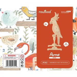ROWOOD Ξύλινο 3D πάζλ παπαγάλος JP262, 22τμχ | eLabstore.gr ROWOOD Ξύλινο 3D πάζλ παπαγάλος JP262, 22τμχ | Παιχνίδια | elabstore.gr