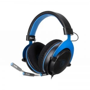 SADES Gaming Headset Mpower, Multiplatform, 3.5mm, 50mm ακουστικά, μπλε | Συνοδευτικά PC | elabstore.gr