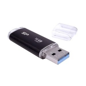 SILICON POWER USB Flash B02, 16GB, USB 3.1v, Black | Συνοδευτικά PC | elabstore.gr
