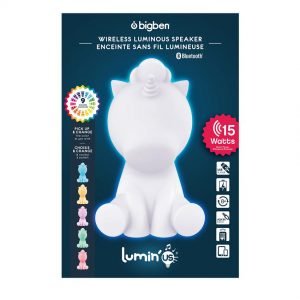 BIGBEN Φορητό ηχείο Luminous με φωτισμό, bluetooth, 5W, remote, unicorn | Συνοδευτικά PC | elabstore.gr