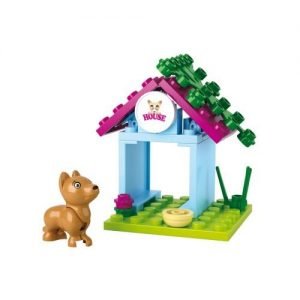 SLUBAN Τουβλάκια Girls Dream, Dog House M38-B0513, 18τμχ | Παιχνίδια | elabstore.gr