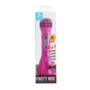 IDANCE Ασύρματο Bluetooth μικρόφωνο PM6PR, LED, επαναφορτιζόμενο, ροζ | Εικόνα & Ήχος | elabstore.gr
