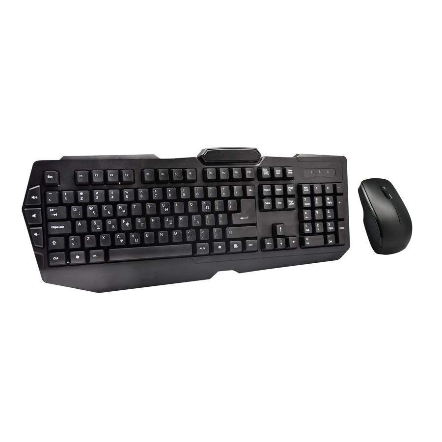 POWERTECH set ποντίκι & πληκτρολόγιο PT-696, ασύρματα, 1600dpi, μαύρο | eLabstore.gr POWERTECH set ποντίκι & πληκτρολόγιο PT-696, ασύρματο, 1600dpi, μαύρο | Συνοδευτικά PC | elabstore.gr