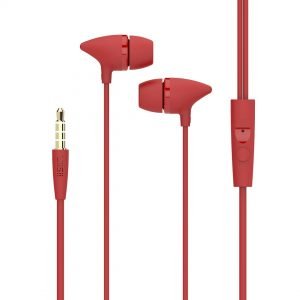 UIISII Ακουστικά Handsfree C100, κόκκινο | Αξεσουάρ κινητών | elabstore.gr