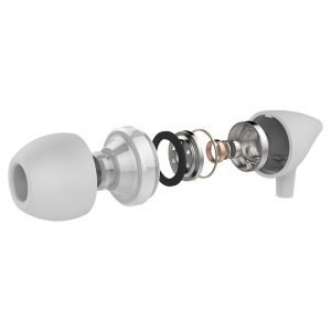UIISII Ακουστικά Handsfree C100, λευκό | Αξεσουάρ κινητών | elabstore.gr
