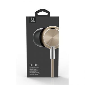 UIISII earphones GT500, 96db, 1.2m, χρυσό | Αξεσουάρ κινητών | elabstore.gr