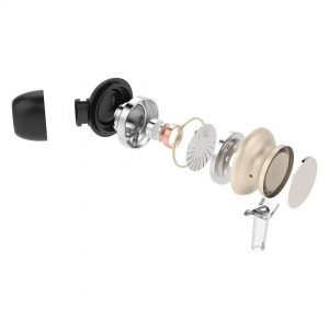 UIISII earphones GT500, 96db, 1.2m, χρυσό | Αξεσουάρ κινητών | elabstore.gr