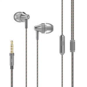 UIISII Ακουστικά Handsfree HM6 Little Gear, ασημί | Αξεσουάρ κινητών | elabstore.gr