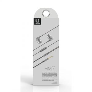 UIISII Ακουστικά Handsfree HM6 Little Gear, ασημί | Αξεσουάρ κινητών | elabstore.gr