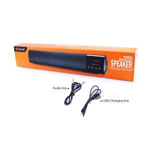 KISONLI Ηχείο LED-800, Bluetooth, SD/Aux in/USB/FM, LCD Display, μαύρο | Συνοδευτικά PC | elabstore.gr