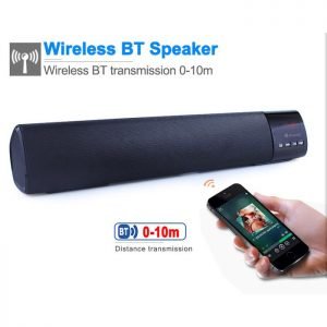 KISONLI Ηχείο LED-800, Bluetooth, SD/Aux in/USB/FM, LCD Display, μαύρο | Συνοδευτικά PC | elabstore.gr