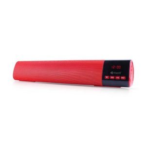 KISONLI Ηχείο LED-800, Bluetooth, SD/Aux in/USB/FM, LCD Display, κόκκινο | Συνοδευτικά PC | elabstore.gr