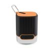 KISONLI Φορητό ηχείο Q1, Bluetooth, LED, 2000mAh, με γάντζο, πορτοκαλί | Συνοδευτικά PC | elabstore.gr