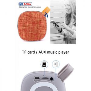 KISONLI Φορητό ηχείο R1, Bluetooth, SD/FM/Aux in, Handsfree, πορτοκαλί | eLabstore.gr KISONLI Φορητό ηχείο R1, Bluetooth, SD/FM/Aux in, Handsfree, πορτοκαλί | Συνοδευτικά PC | elabstore.gr