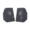 KISONLI Multimedia ηχεία S-555, 2.0 ch, 2x 3W, USB, μαύρα | Συνοδευτικά PC | elabstore.gr
