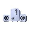 KISONLI Multimedia ηχεία U-2100, 2.1ch, 5W & 2x 3W, USB, λευκό | Συνοδευτικά PC | elabstore.gr