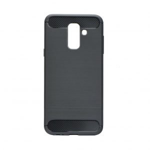 POWERTECH Θήκη Carbon Flex για Samsung Galaxy A6 Plus, μαύρη | Αξεσουάρ κινητών | elabstore.gr