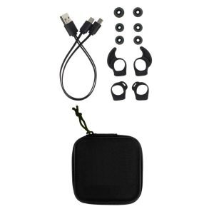 POWERTECH Bluetooth earphones PT-697, V4.2, 8mm, μαύρο | Αξεσουάρ κινητών | elabstore.gr