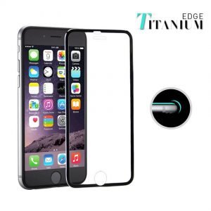 POWERTECH Tempered Glass 3D Full Face για iPhone 7/8, titanium, Black | Αξεσουάρ κινητών | elabstore.gr