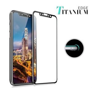 POWERTECH Tempered Glass 3D Full Face για iPhone X, titanium, Black | Αξεσουάρ κινητών | elabstore.gr
