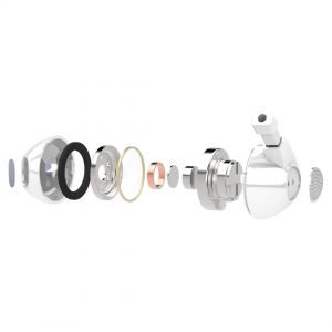 UIISII Ακουστικά Handsfree U1, Heavy Bass, άσπρο | Αξεσουάρ κινητών | elabstore.gr