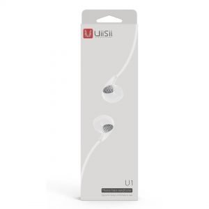 UIISII Ακουστικά Handsfree U1, Heavy Bass, άσπρο | Αξεσουάρ κινητών | elabstore.gr