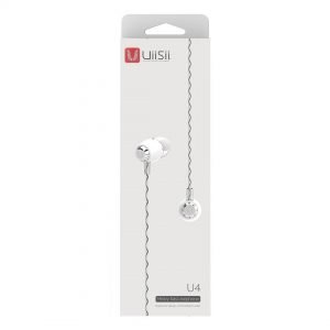UIISII Ακουστικά Handsfree U4, Heavy Bass, άσπρο | Αξεσουάρ κινητών | elabstore.gr