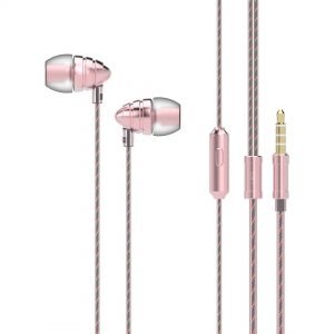 UIISII Ακουστικά Handsfree US90 Little Bee, χρυσό | Αξεσουάρ κινητών | elabstore.gr