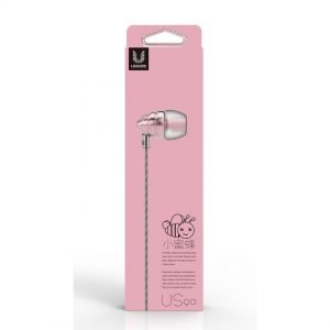 UIISII Ακουστικά Handsfree US90 Little Bee, χρυσό | Αξεσουάρ κινητών | elabstore.gr