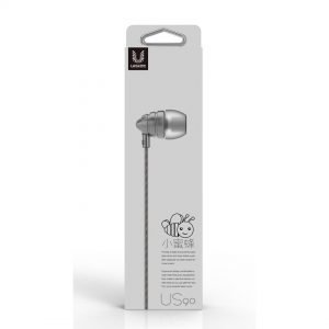 UIISII Ακουστικά Handsfree US90 Little Bee, ασημί | Αξεσουάρ κινητών | elabstore.gr