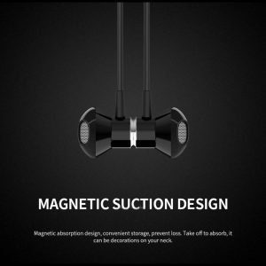 CELEBRAT Earphones με μικρόφωνο Α13, Bluetooth, με μαγνήτη, μαύρα | Αξεσουάρ κινητών | elabstore.gr