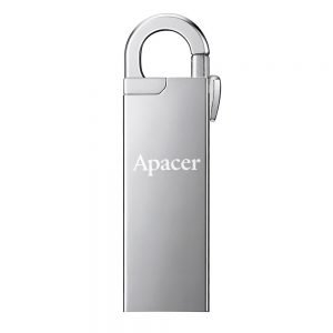 APACER USB Flash Drive AH13A, USB 2.0, 32GB, Silver | Συνοδευτικά PC | elabstore.gr