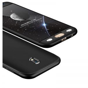 POWERTECH Θήκη 360° Protect για Samsung Galaxy J3 2017, μαύρη | Αξεσουάρ κινητών | elabstore.gr