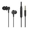 TUDDROM Earphones R3 με μικρόφωνο, 10mm, 1.2m, μαύρα | Αξεσουάρ κινητών | elabstore.gr