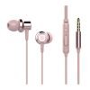 TUDDROM Earphones R3 με μικρόφωνο, 10mm, 1.2m, ροζ | Αξεσουάρ κινητών | elabstore.gr