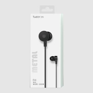 TUDDROM Earphones R4 με μικρόφωνο, 10mm, 1.2m, μαύρα | eLabstore.gr TUDDROM Earphones R4 με μικρόφωνο, 10mm, 1.2m, μαύρα | Αξεσουάρ κινητών | elabstore.gr