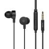 TUDDROM Earphones R4 με μικρόφωνο, 10mm, 1.2m, μαύρα | Αξεσουάρ κινητών | elabstore.gr