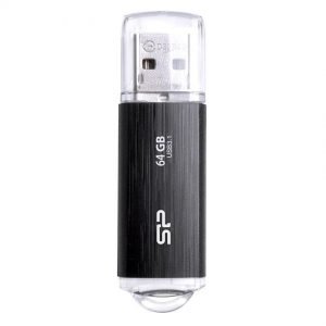 SILICON POWER USB Flash B02, 64GB, USB 3.1v, Black | Συνοδευτικά PC | elabstore.gr