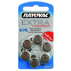 RAYOVAC μπαταρίες ακουστικών βαρηκοΐας 675MF, mercury free, 1,45V, 6τμχ | Μπαταρίες | elabstore.gr