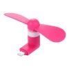 Mini Lightning electric cooling fan, Pink | Gadgets | elabstore.gr