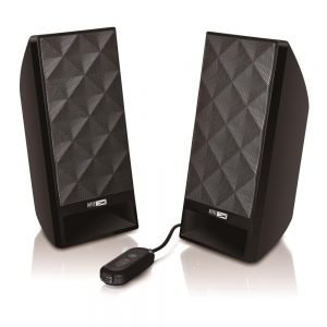 ALTEC LANSING ηχεία Lozenge Mini, 2.0ch, 2X 2.4W RMS, USB, μαύρα | Συνοδευτικά PC | elabstore.gr