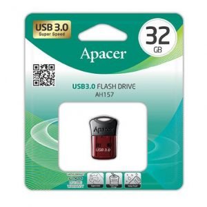 APACER USB Flash Drive AH157, USB 3.0, 32GB, Red | eLabstore.gr APACER USB Flash Drive AH157, USB 3.0, 32GB, Red | Συνοδευτικά PC | elabstore.gr