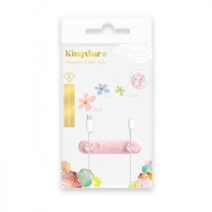 KINGXBAR Μαγνητικός διαχειριστής καλωδίων, Light Pink | eLabstore.gr KINGXBAR Μαγνητικός διαχειριστής καλωδίων, Light Pink | Gadgets | elabstore.gr