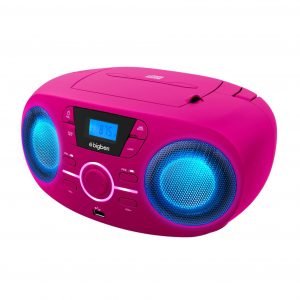 BIGBEN Φορητό ηχοσύστημα CD61NUSB, FM/CD/USB, LED, ροζ | eLabstore.gr BIGBEN Φορητό ηχοσύστημα CD61NUSB, FM/CD/USB, LED, ροζ | Εικόνα & Ήχος | elabstore.gr