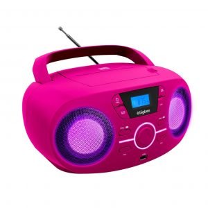 BIGBEN Φορητό ηχοσύστημα CD61NUSB, FM/CD/USB, LED, ροζ | eLabstore.gr BIGBEN Φορητό ηχοσύστημα CD61NUSB, FM/CD/USB, LED, ροζ | Εικόνα & Ήχος | elabstore.gr