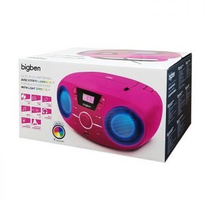 BIGBEN Φορητό ηχοσύστημα CD61NUSB, FM/CD/USB, LED, ροζ | eLabstore.gr BIGBEN Φορητό ηχοσύστημα CD61NUSB, FM/CD/USB, LED, ροζ | Εικόνα & Ήχος | elabstore.gr