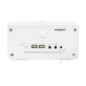 THOMSON Ξυπνητήρι CL300P με προβολέα ώρας, FM Radio, USB, LED, λευκό | eLabstore.gr THOMSON Ξυπνητήρι CL300P με προβολέα ώρας, FM Radio, USB, LED, λευκό | Εικόνα & Ήχος | elabstore.gr